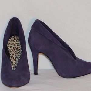Purple suede pumps, Steven by Steve Maddan